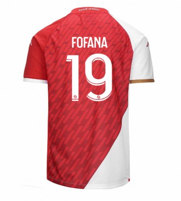 AS Monaco Youssouf Fofana #19 Hemmatröja 2023-24 Kortärmad
